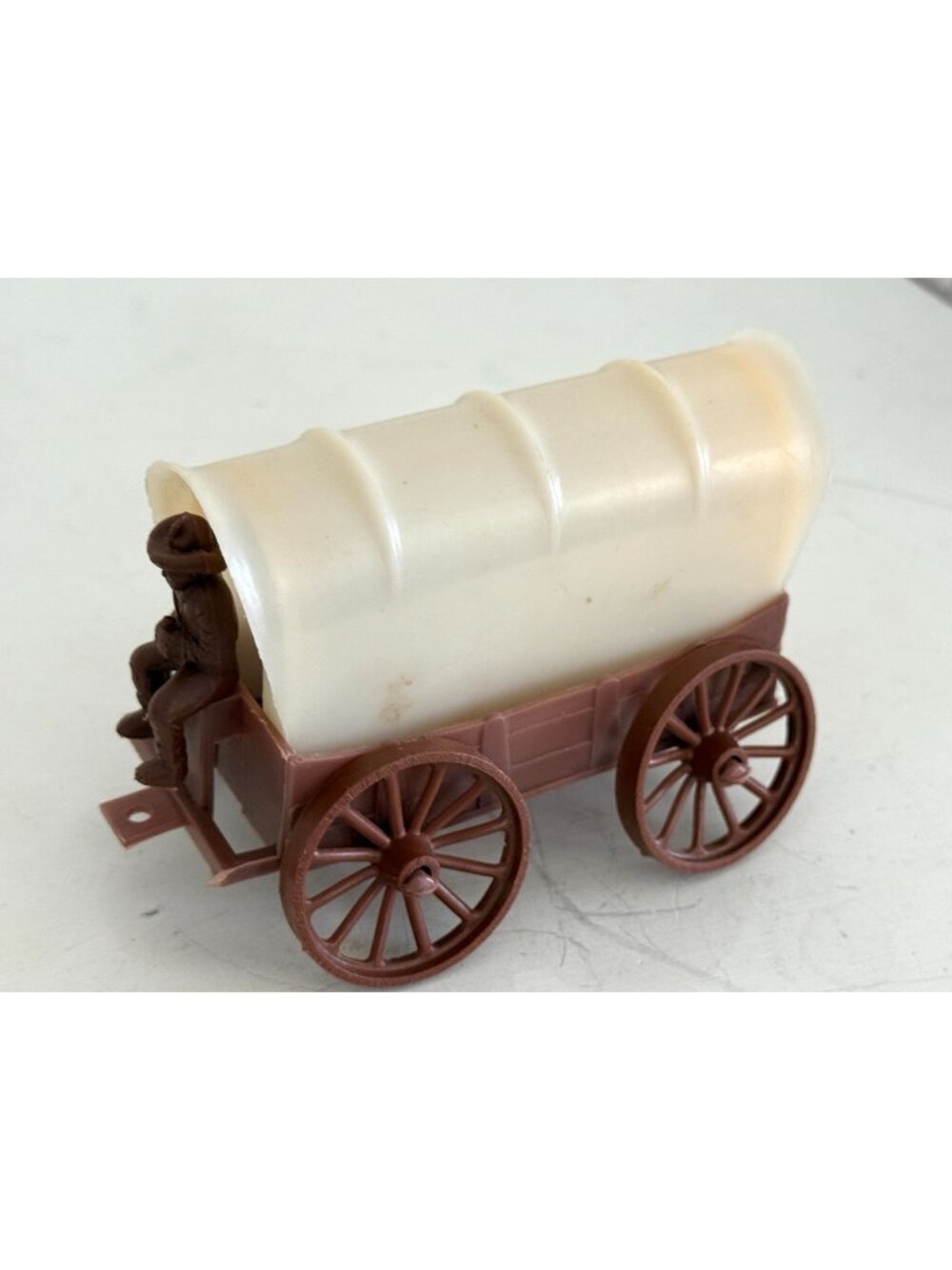 Vintage Covered Wagon Toy Plastic Conestoga Wagon Hong Kong No. 2714 Western